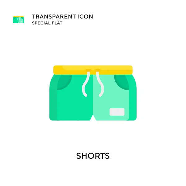 Shorts Vektor Symbol Flache Illustration Eps Vektor — Stockvektor