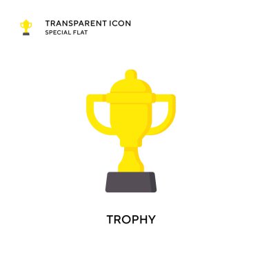 Ödül vektör simgesi. Düz çizim. EPS 10 vektörü.