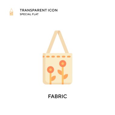 Kumaş vektör simgesi. Düz çizim. EPS 10 vektörü.