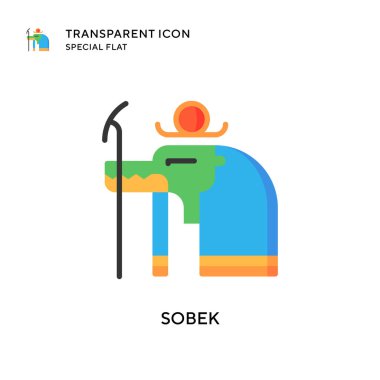 Sobek vektör simgesi. Düz çizim. EPS 10 vektörü.