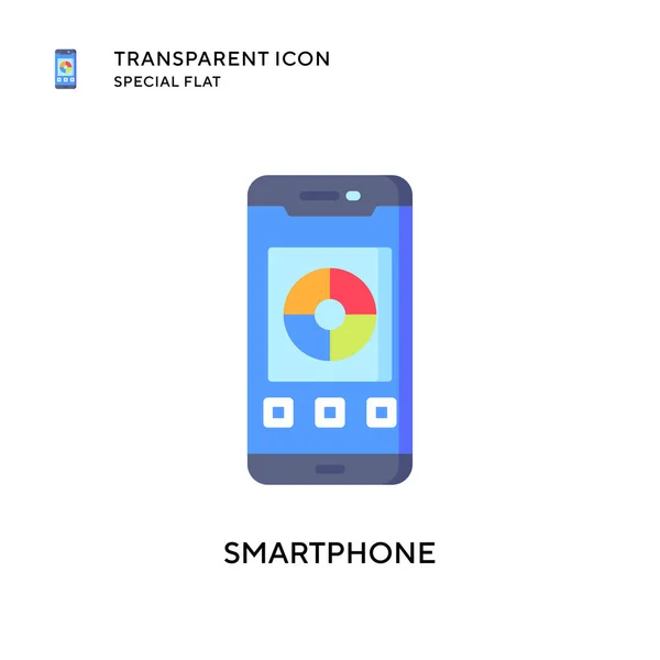 Εικονίδιο Διανύσματος Smartphone Επίπεδη Απεικόνιση Στυλ Διανυσματικό Eps — Διανυσματικό Αρχείο