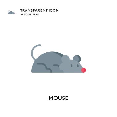 Fare vektör simgesi. Düz çizim. EPS 10 vektörü.