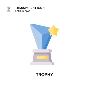 Ödül vektör simgesi. Düz çizim. EPS 10 vektörü.