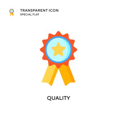 Kaliteli vektör simgesi. Düz çizim. EPS 10 vektörü.