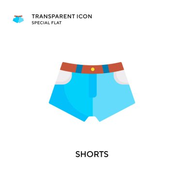 Kısa vektör simgesi. Düz çizim. EPS 10 vektörü.