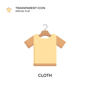 Kumaş vektör simgesi. Düz çizim. EPS 10 vektörü.