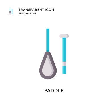 Kürek vektör simgesi. Düz çizim. EPS 10 vektörü.