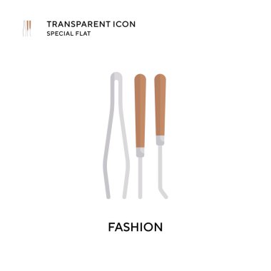 Moda vektör simgesi. Düz çizim. EPS 10 vektörü.