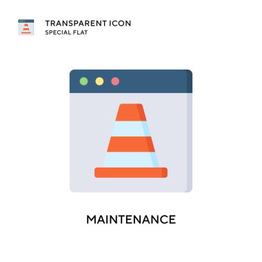 Bakım vektör simgesi. Düz çizim. EPS 10 vektörü.