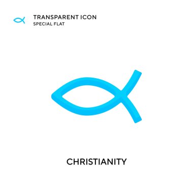 Hıristiyanlık vektör simgesi. Düz çizim. EPS 10 vektörü.