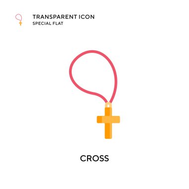 Vektör simgesi çapraz. Düz çizim. EPS 10 vektörü.