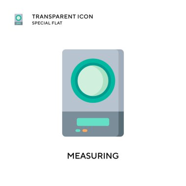 Vektör simgesi ölçülüyor. Düz çizim. EPS 10 vektörü.