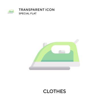 Giysi vektör simgesi. Düz çizim. EPS 10 vektörü.