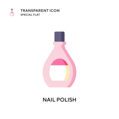 Oje vektör ikonu. Düz çizim. EPS 10 vektörü.