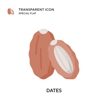 Tarih vektör simgesi. Düz çizim. EPS 10 vektörü.