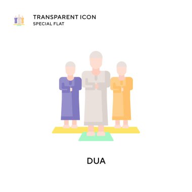 Dua vektör simgesi. Düz çizim. EPS 10 vektörü.