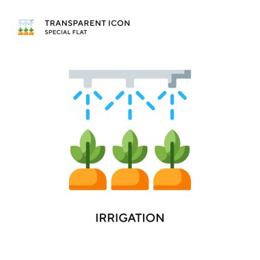 Sulama vektör simgesi. Düz çizim. EPS 10 vektörü.