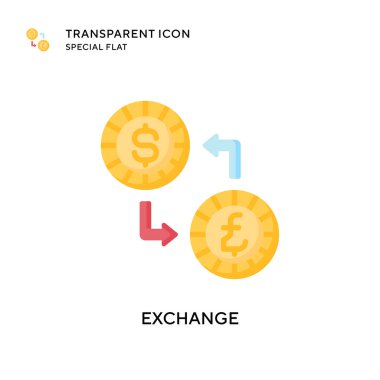 Vektör simgesini değiştir. Düz çizim. EPS 10 vektörü.