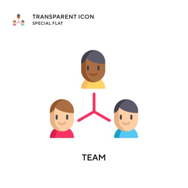 Takım vektör ikonu. Düz çizim. EPS 10 vektörü.