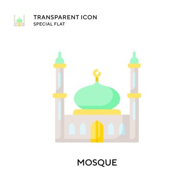 Cami vektör simgesi. Düz çizim. EPS 10 vektörü.