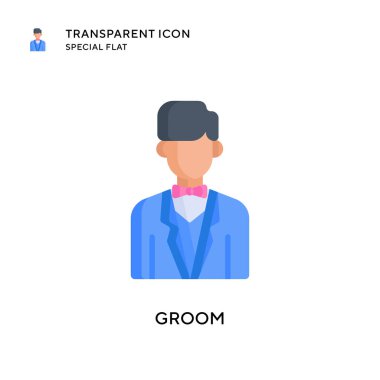 Damat vektör simgesi. Düz çizim. EPS 10 vektörü.