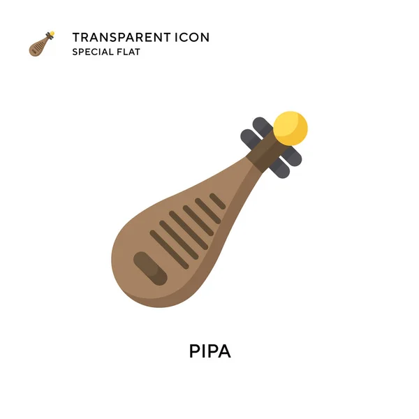 Pipa Vektor Ikon Platt Stil Illustration Eps Vektor — Stock vektor