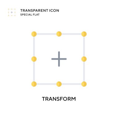 Vektör simgesini dönüştür. Düz çizim. EPS 10 vektörü.