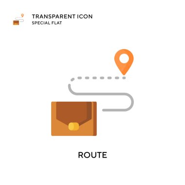 Yönlendirme simgesi. Düz çizim. EPS 10 vektörü.