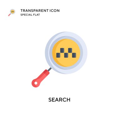 Arama vektör simgesi. Düz çizim. EPS 10 vektörü.