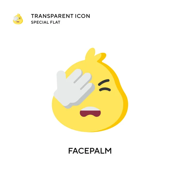 Facepalm Vector Icon 스타일의 일러스트 Eps — 스톡 벡터