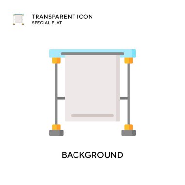 Arkaplan vektör simgesi. Düz çizim. EPS 10 vektörü.