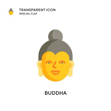 Buda vektör simgesi. Düz çizim. EPS 10 vektörü.