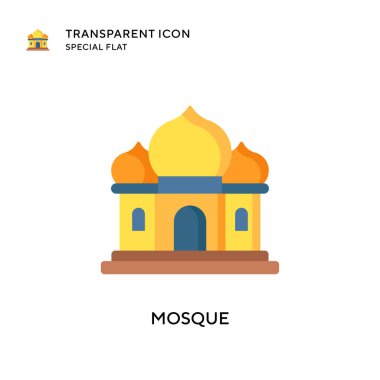 Cami vektör simgesi. Düz çizim. EPS 10 vektörü.