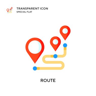 Yönlendirme simgesi. Düz çizim. EPS 10 vektörü.