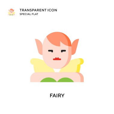 Peri vektör simgesi. Düz çizim. EPS 10 vektörü.