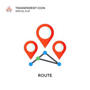 Yönlendirme simgesi. Düz çizim. EPS 10 vektörü.