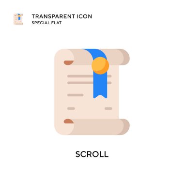 Vektör simgesini kaydır. Düz çizim. EPS 10 vektörü.