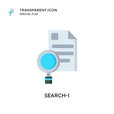 Arama-1 vektör simgesi. Düz çizim. EPS 10 vektörü.