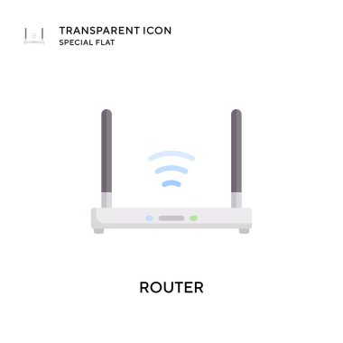 Yönlendirici vektör simgesi. Düz çizim. EPS 10 vektörü.