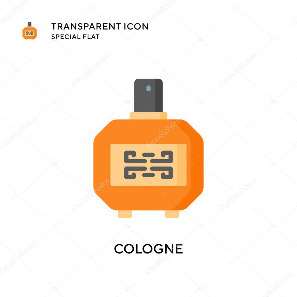 Cologne vector icon. Flat style illustration. EPS 10 vector.