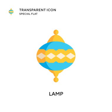 Lamba vektör simgesi. Düz çizim. EPS 10 vektörü.