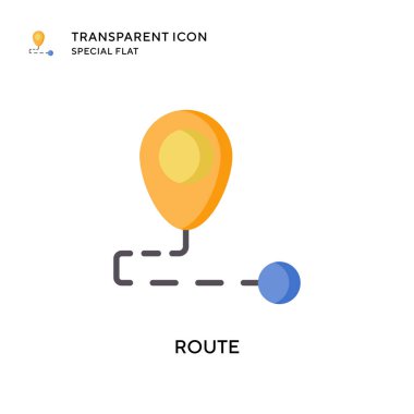 Yönlendirme simgesi. Düz çizim. EPS 10 vektörü.