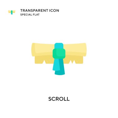 Vektör simgesini kaydır. Düz çizim. EPS 10 vektörü.