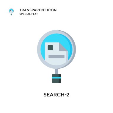Arama-2 vektör simgesi. Düz çizim. EPS 10 vektörü.