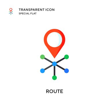 Yönlendirme simgesi. Düz çizim. EPS 10 vektörü.