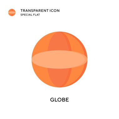 Dünya vektör simgesi. Düz çizim. EPS 10 vektörü.