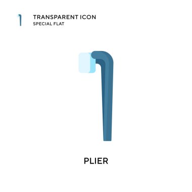 Kerpeten vektör simgesi. Düz çizim. EPS 10 vektörü.