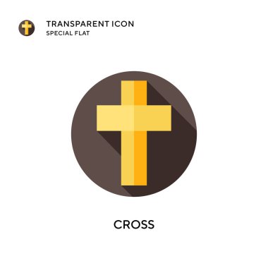 Vektör simgesi çapraz. Düz çizim. EPS 10 vektörü.