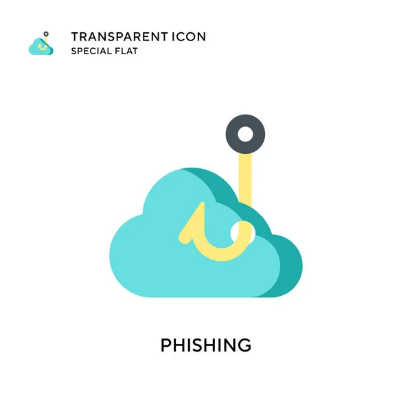 Phishing Vectoricoon Platte Stijl Illustratie Eps Vector — Stockvector