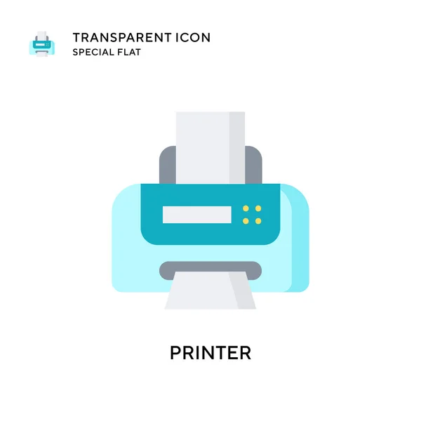 Printer vector icon. Flat style illustration. EPS 10 vector.